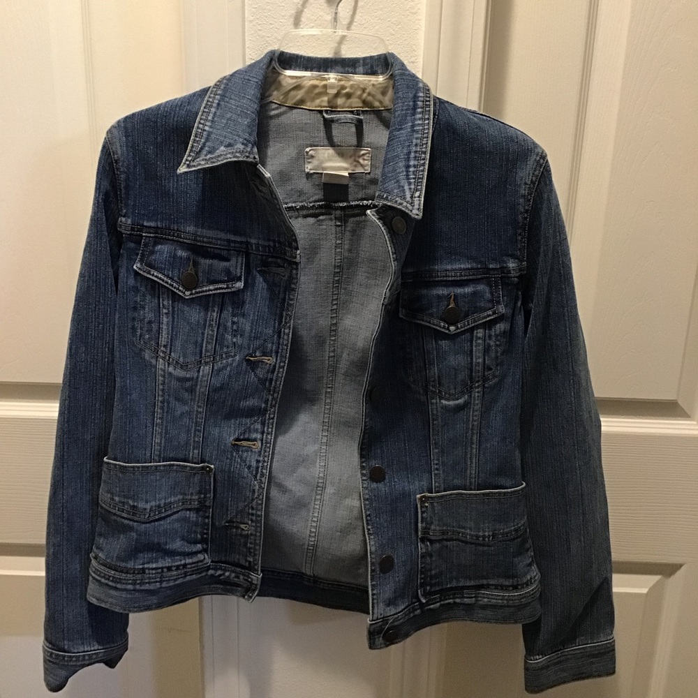 EDDIE BAUER DENIM JACKET (AG) - Picture 1 of 4